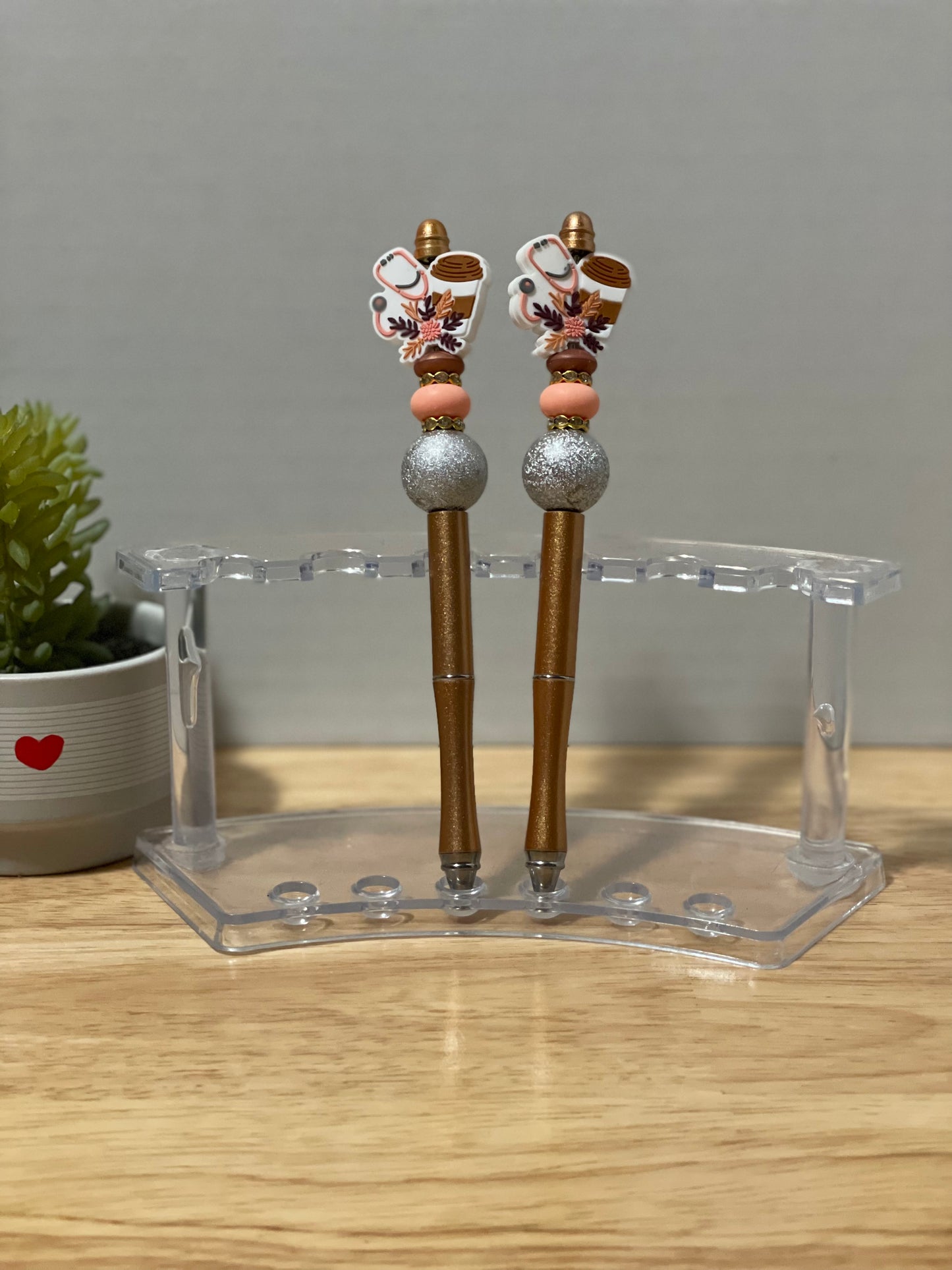 Beaded Metal Pen