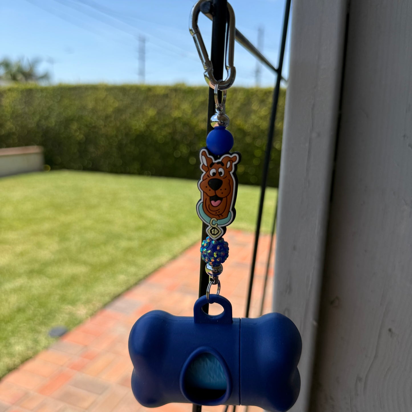 Beaded Dog Waste Bag Holder