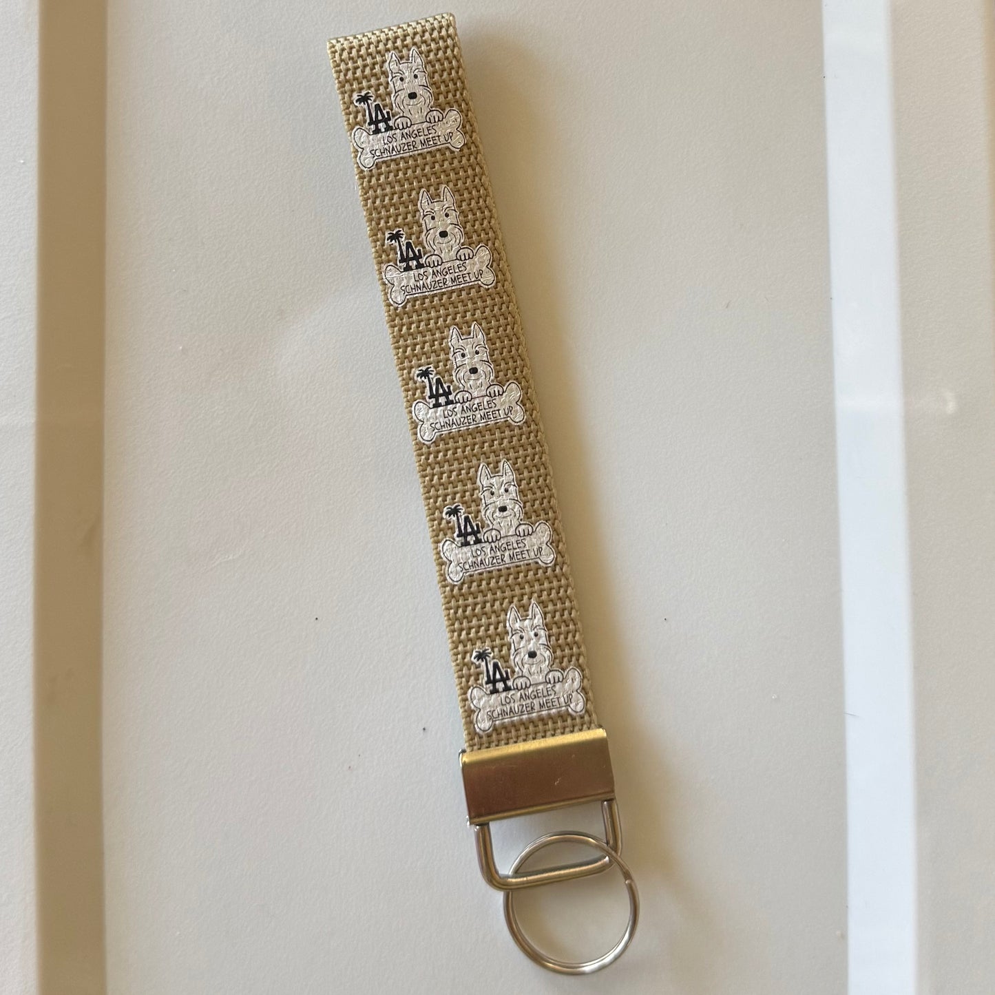 LA Schnauzer Meet Up Key Fob