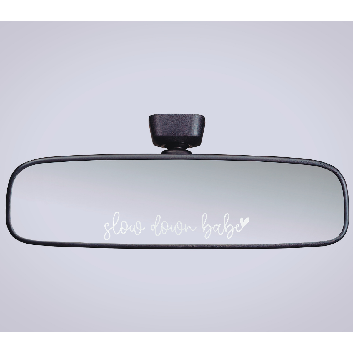 Rear View Mirror Decal