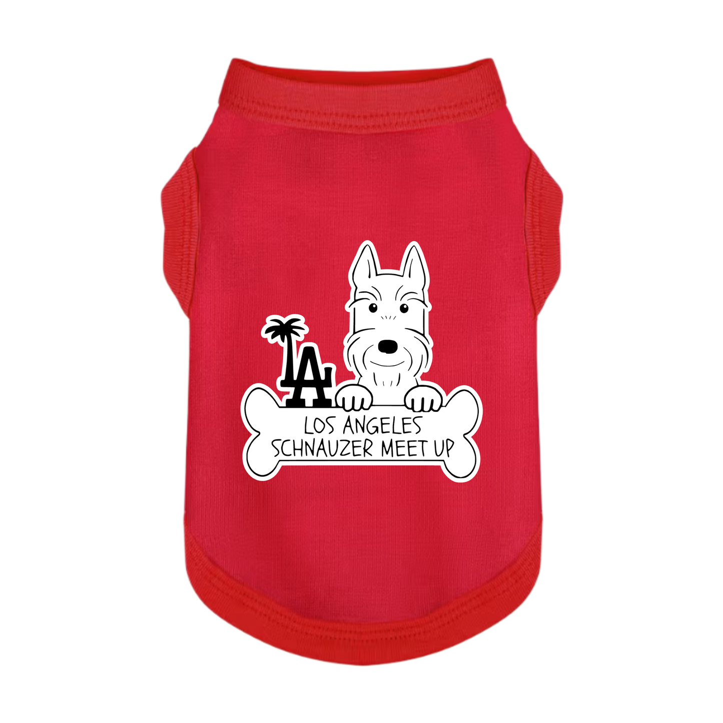 LA Schnauzer Meet Up Pup T Shirt