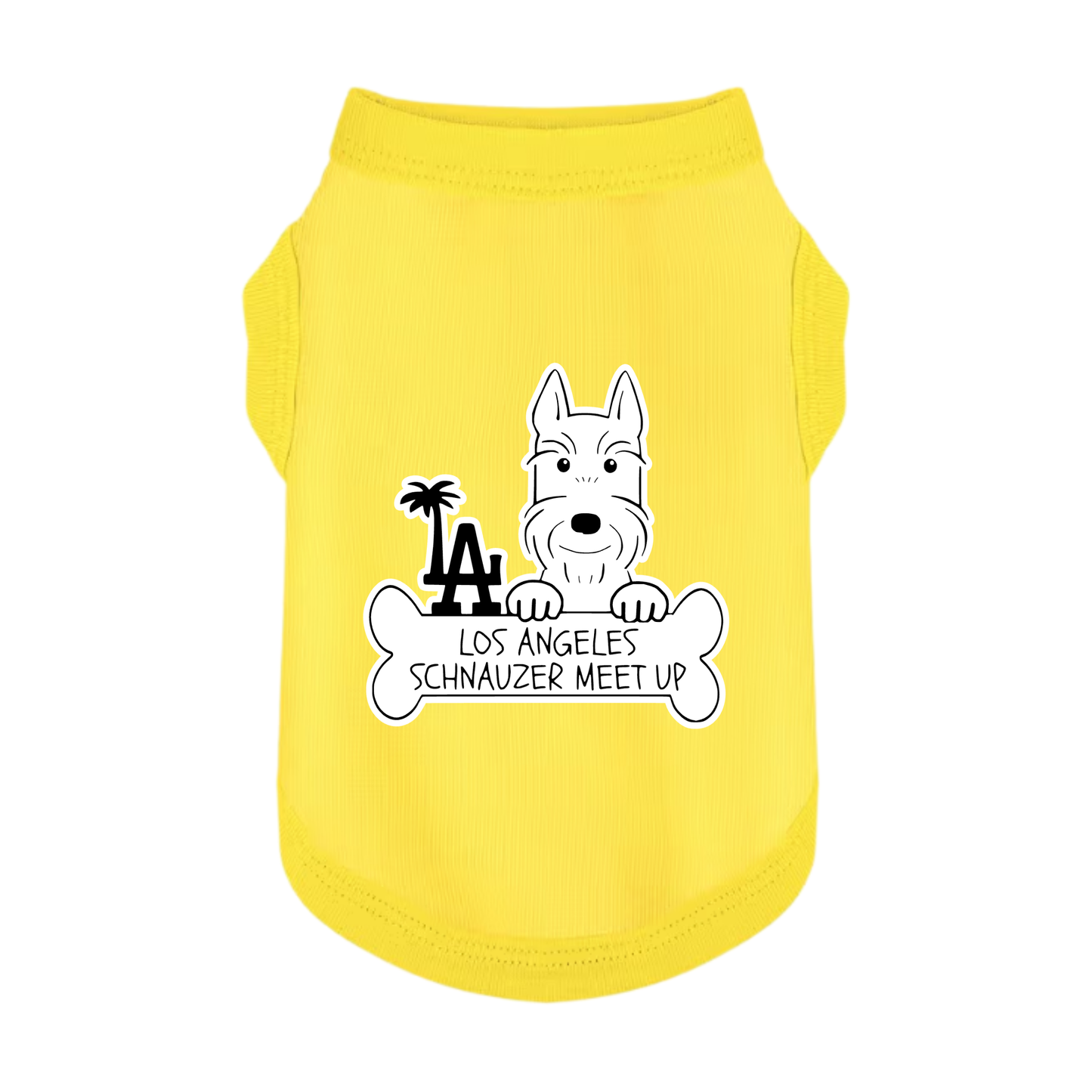 LA Schnauzer Meet Up Pup T Shirt