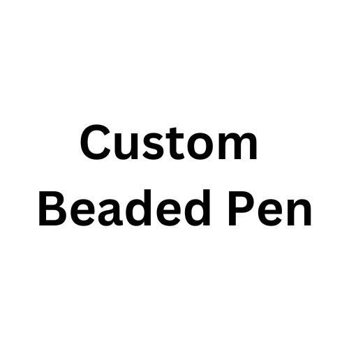 Custom Beaded Pen with Refill