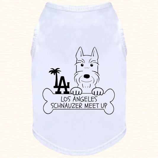 LA Schnauzer Meet Up Pup T Shirt