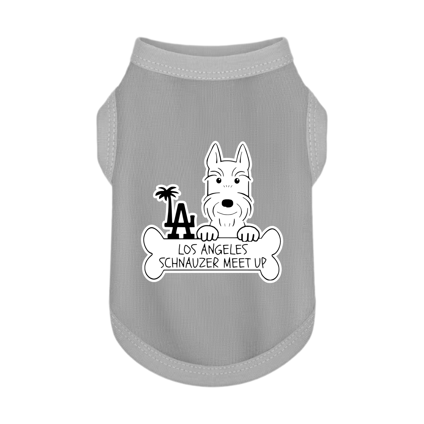LA Schnauzer Meet Up Pup T Shirt