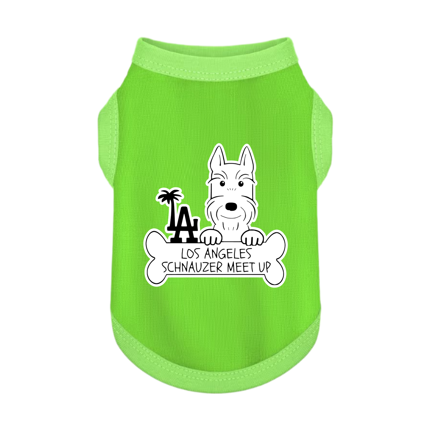 LA Schnauzer Meet Up Pup T Shirt