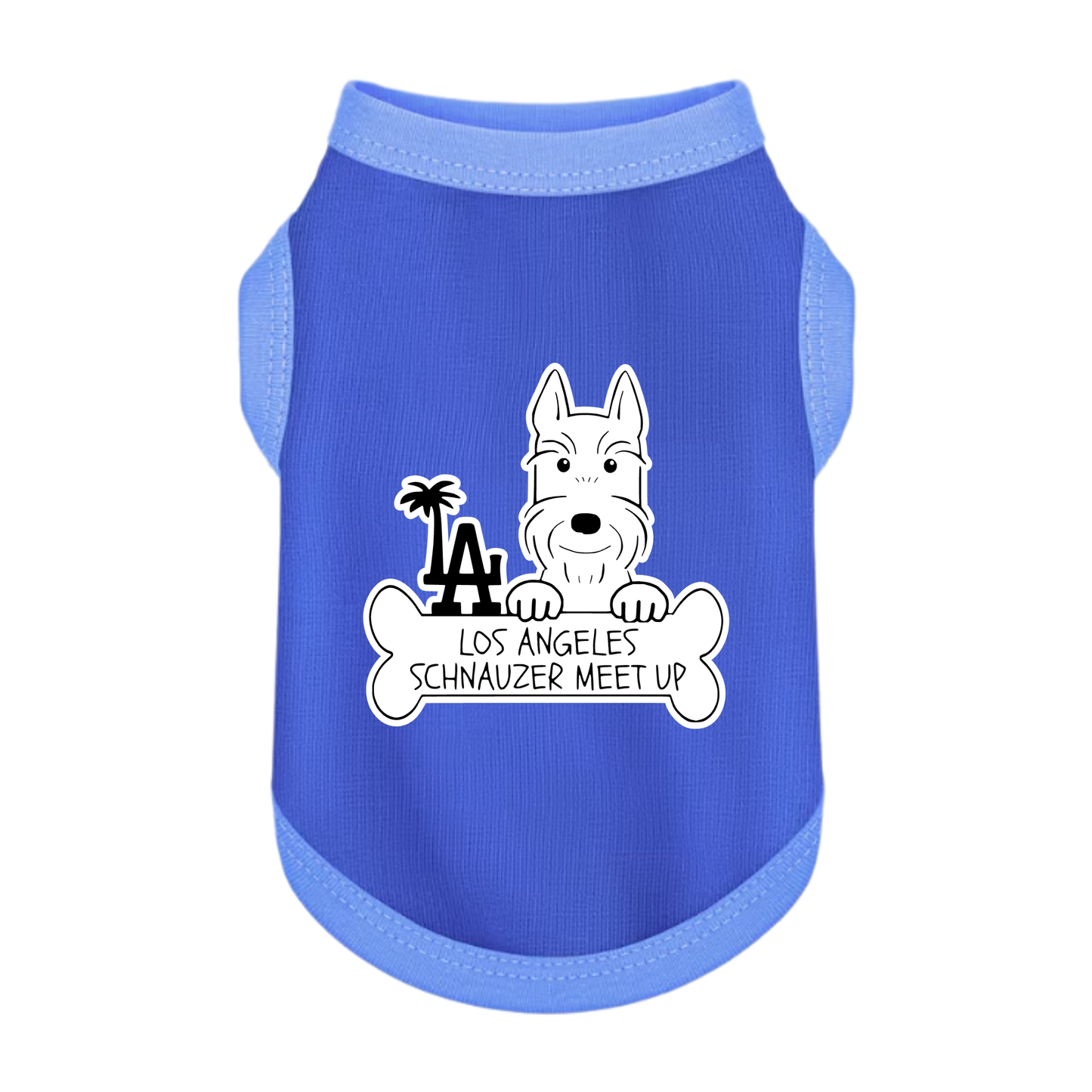 LA Schnauzer Meet Up Pup T Shirt