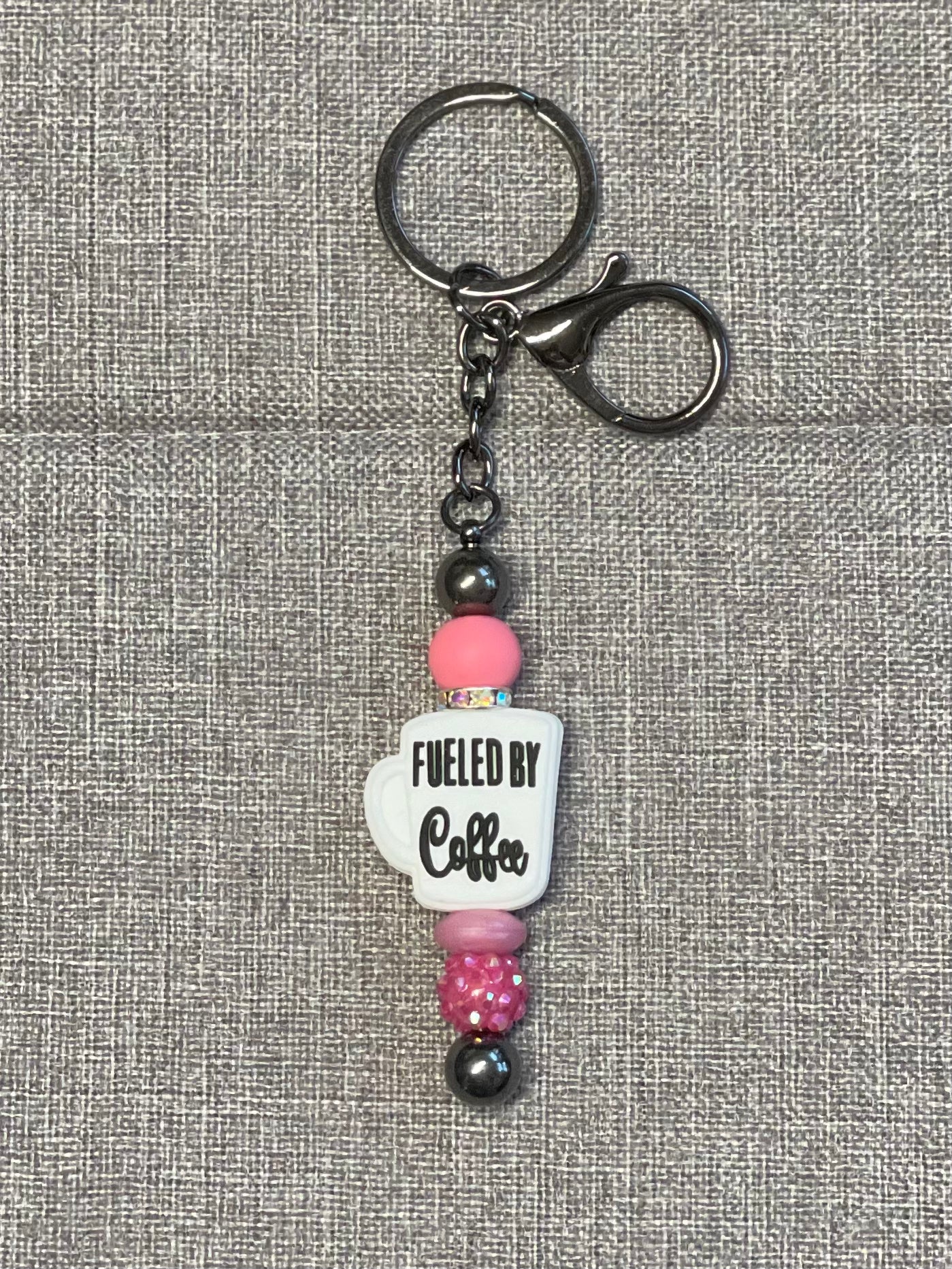 Beaded Bar Keychain