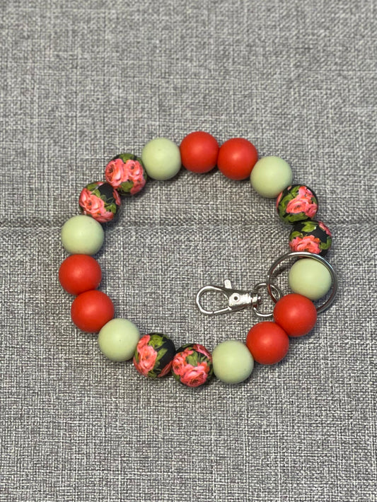 Silicone Wristlet Keychain