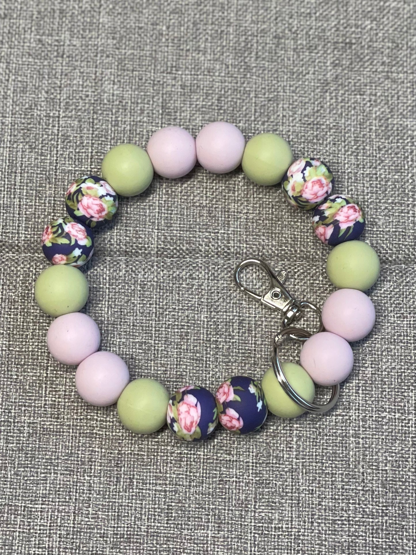 Silicone Wristlet Keychain