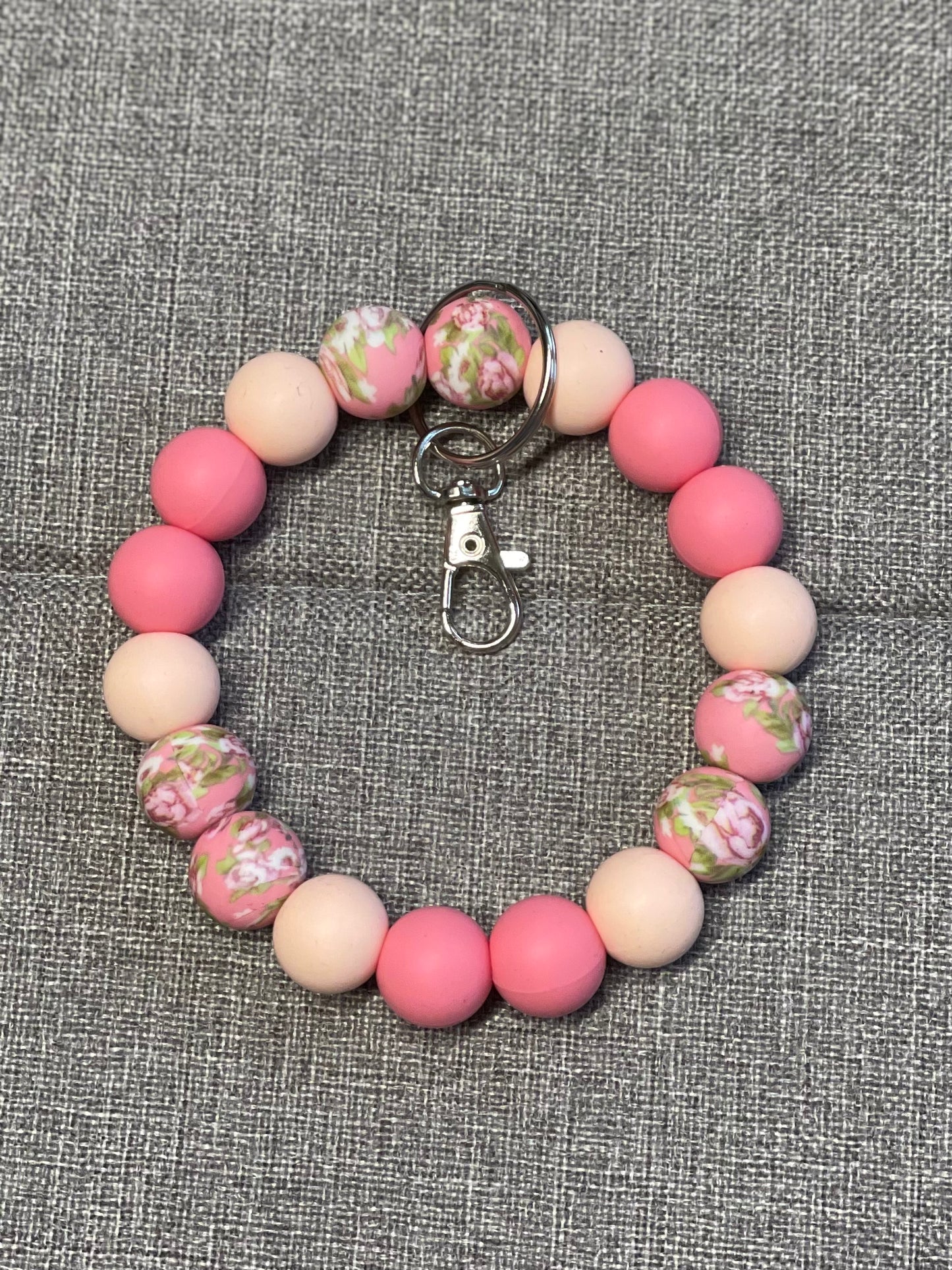 Silicone Wristlet Keychain