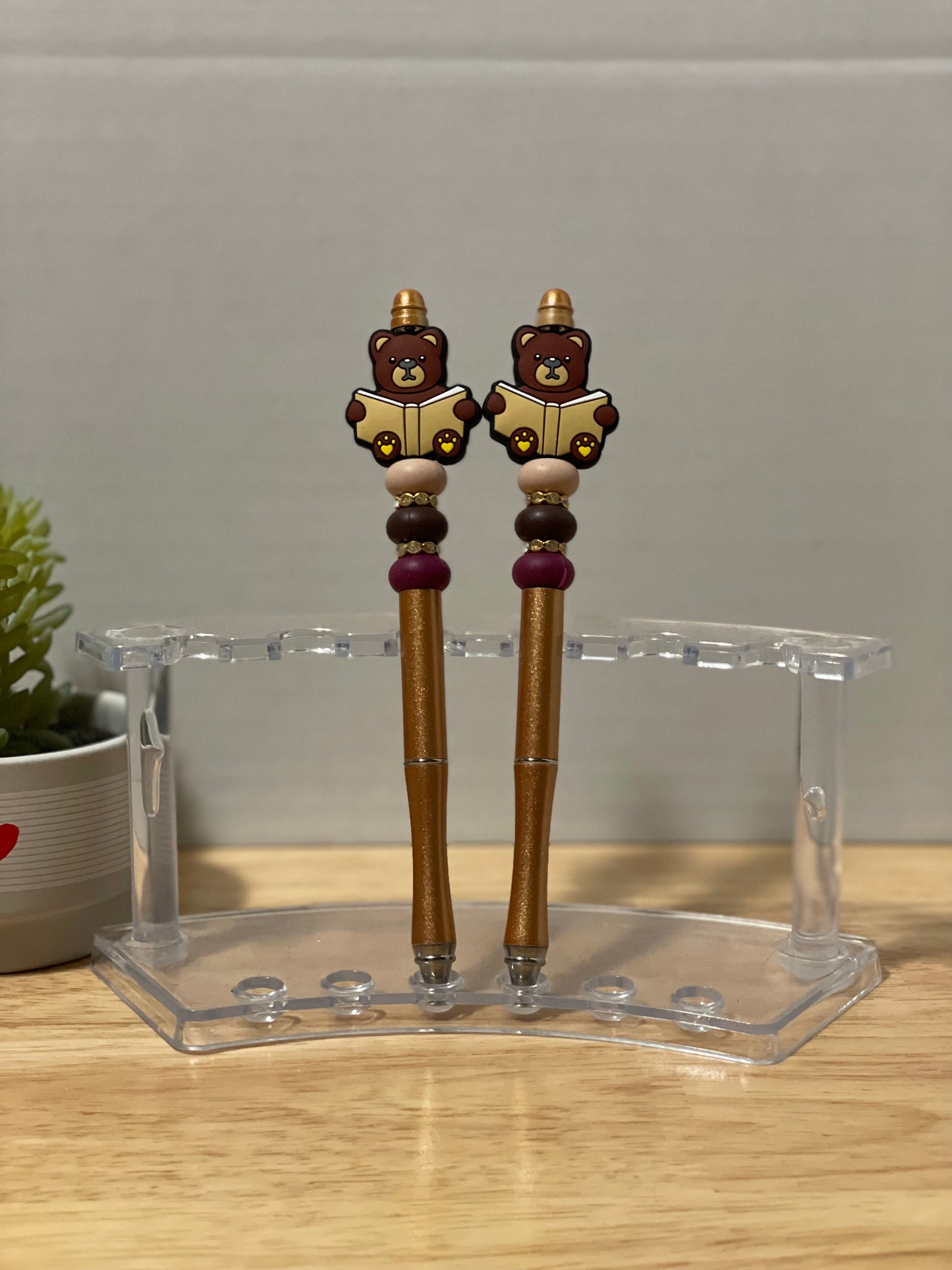 Beaded Metal Pen