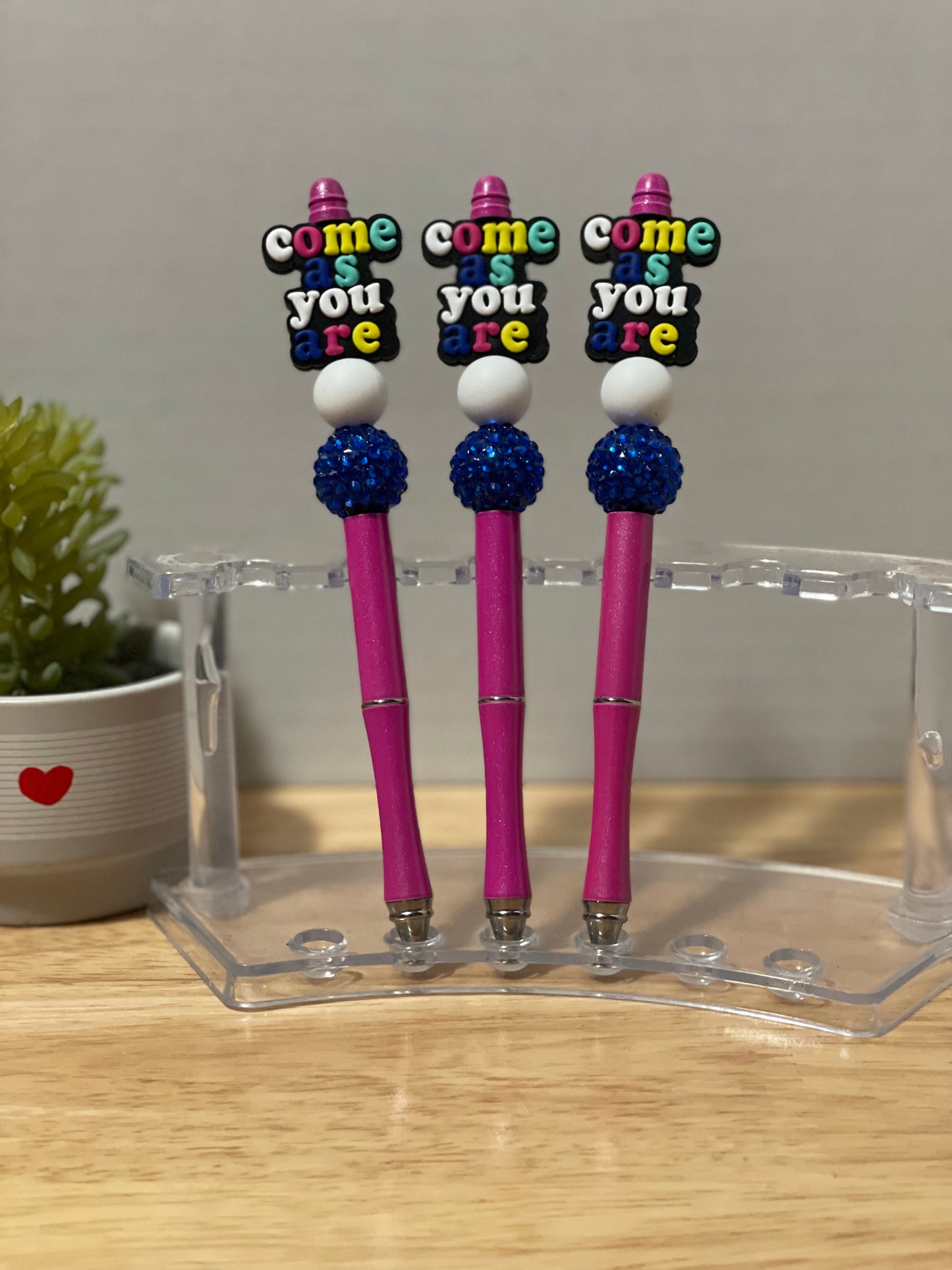 Beaded Metal Pen