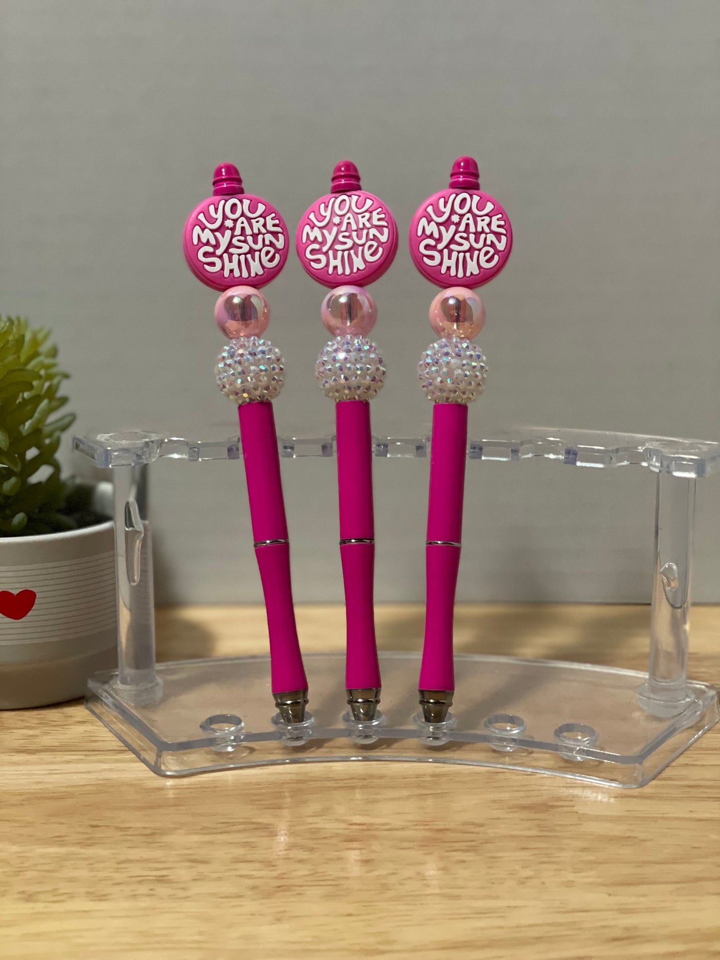 Beaded Metal Pen