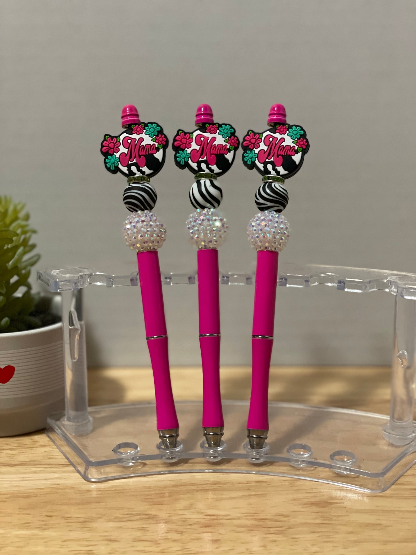 Beaded Metal Pen