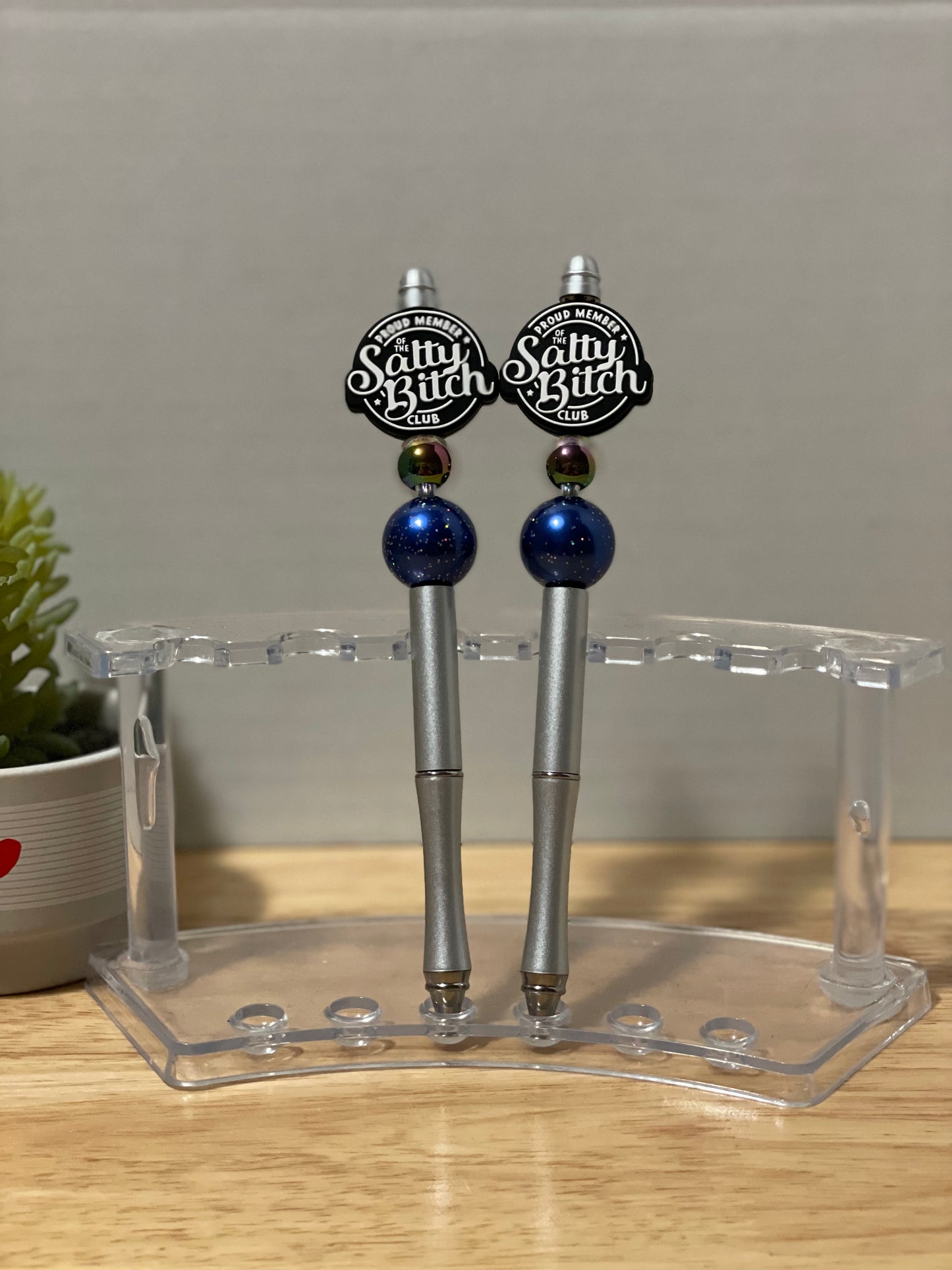 Beaded Metal Pen