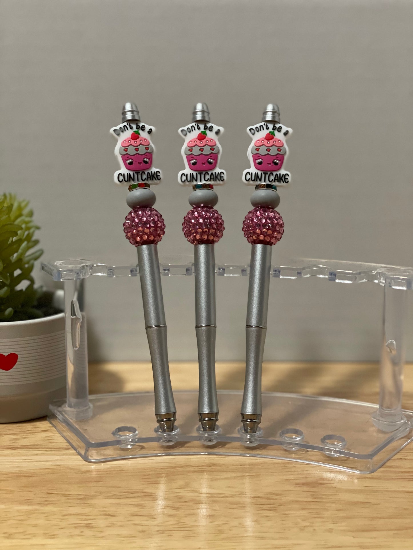 Beaded Metal Pen