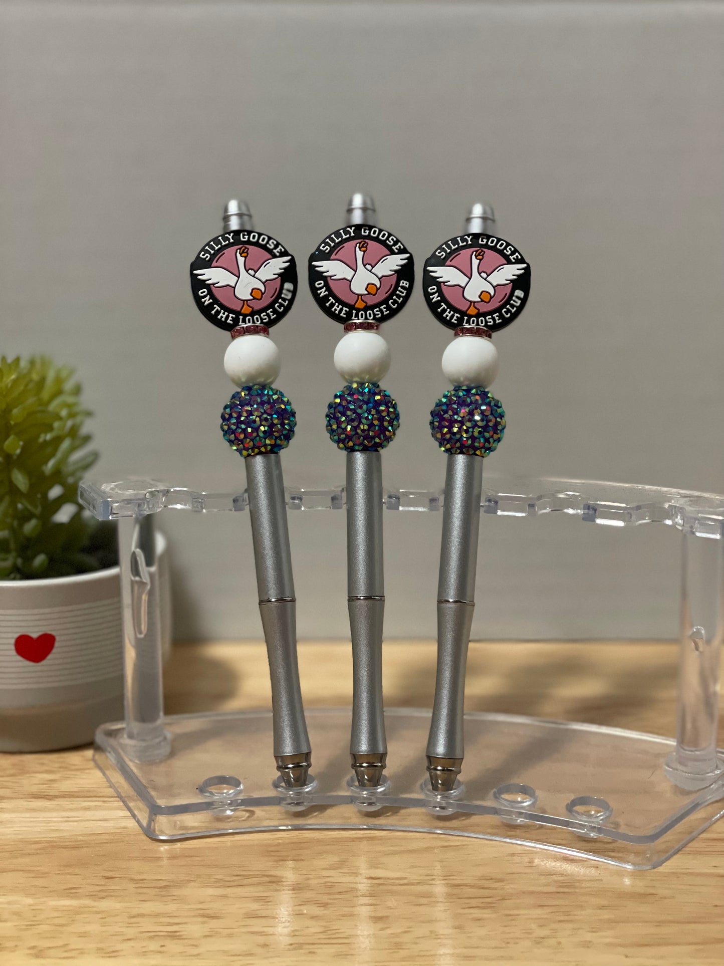 Beaded Metal Pen