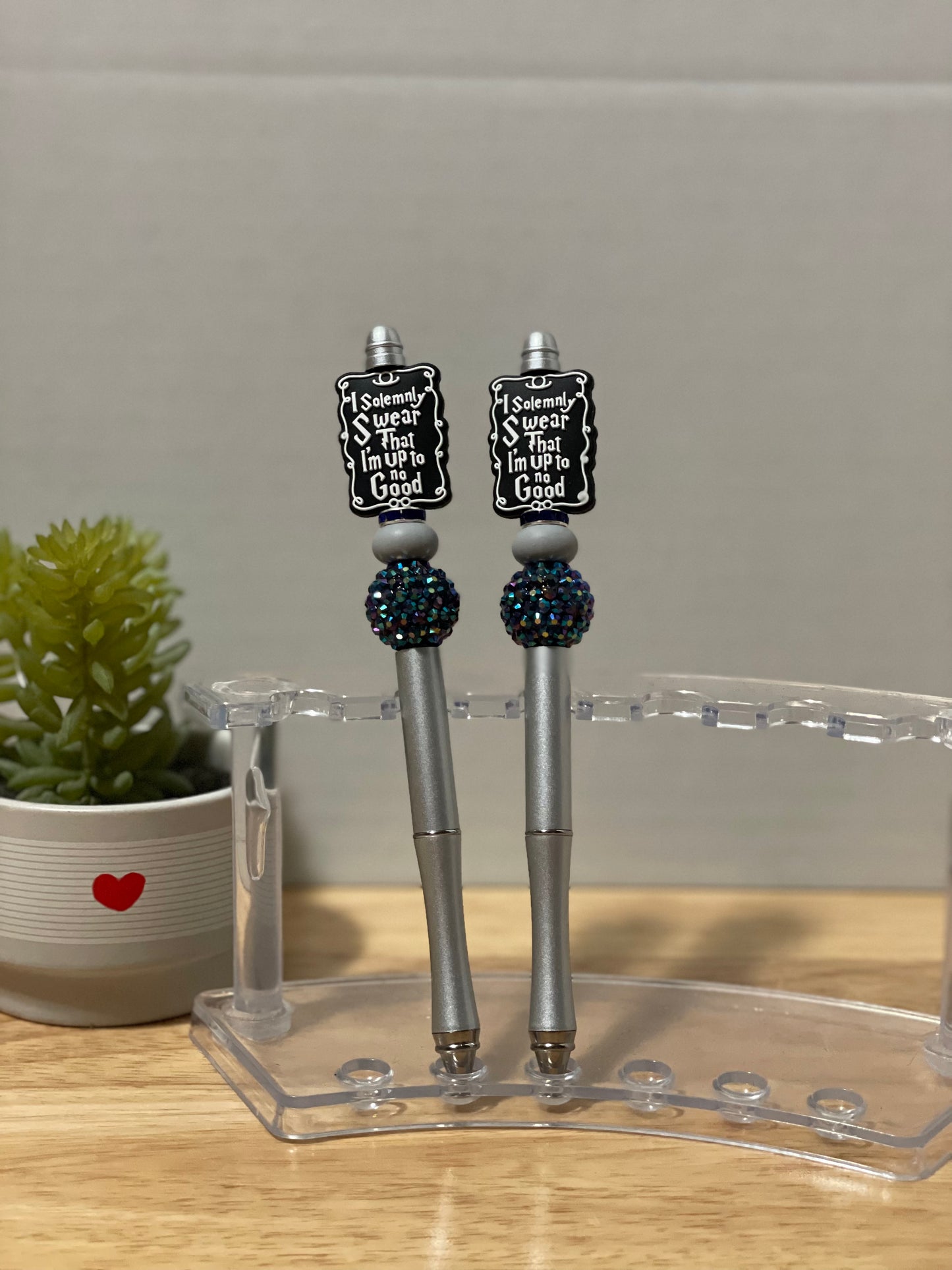Beaded Metal Pen