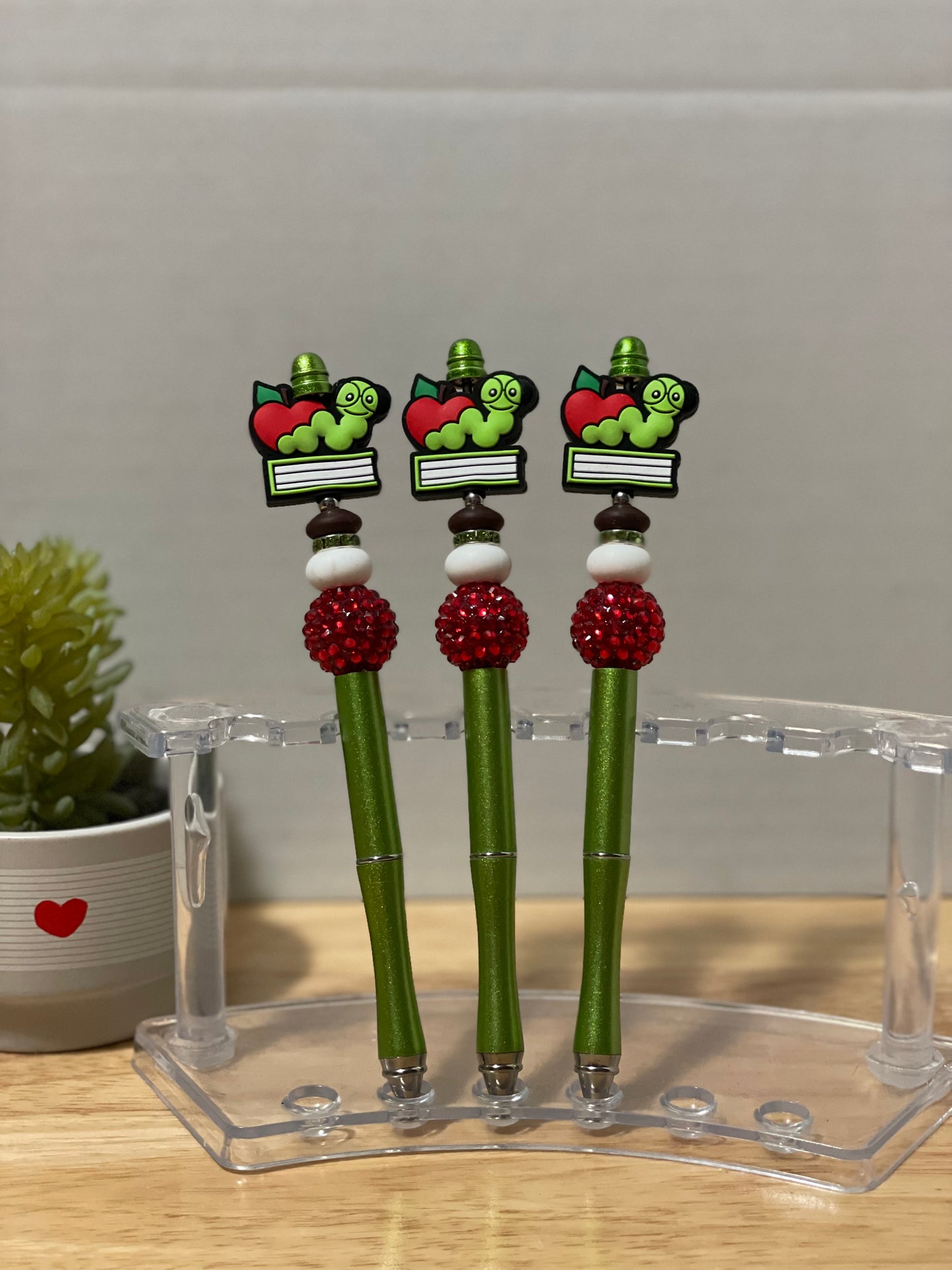 Beaded Metal Pen