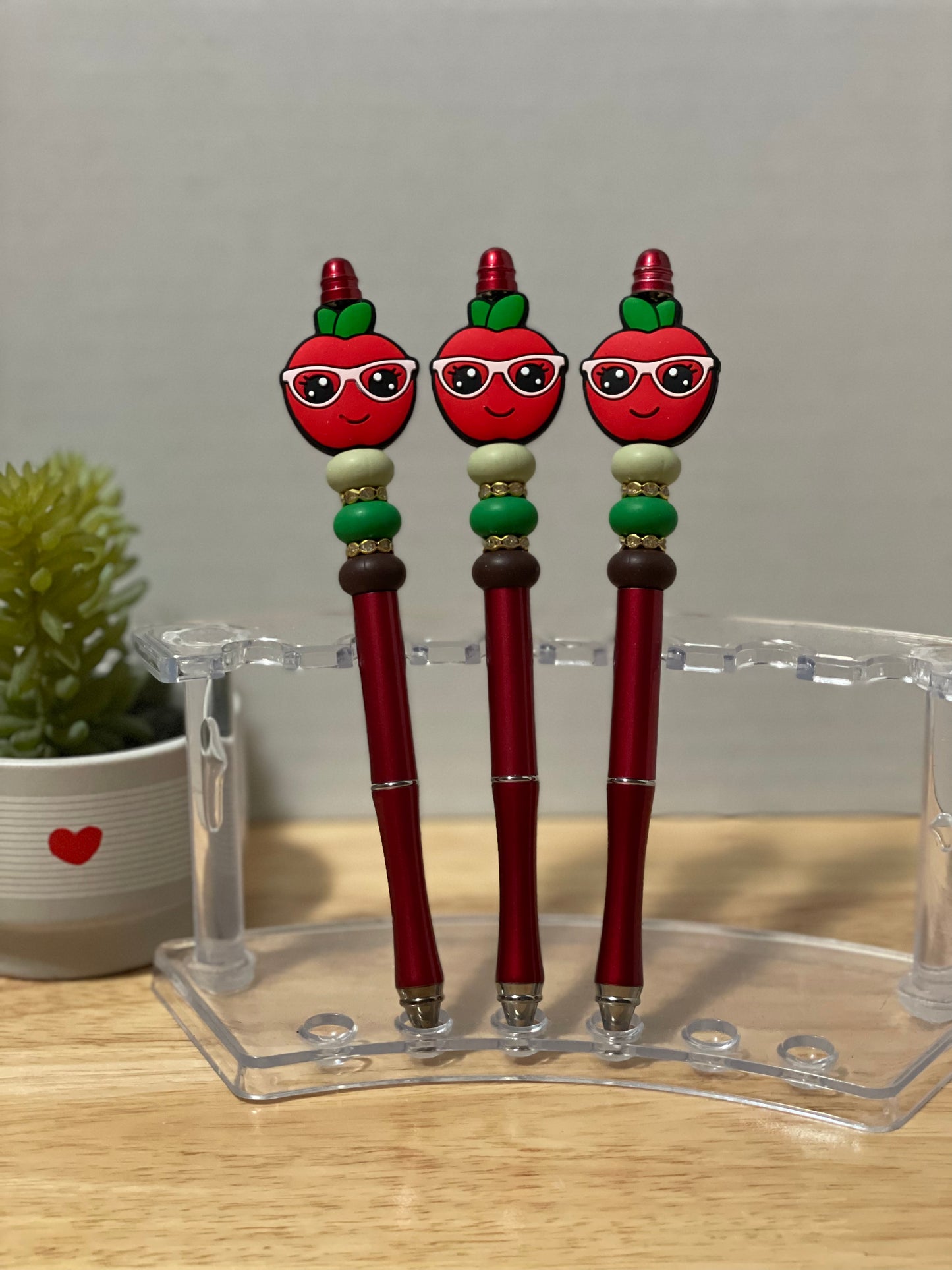 Beaded Metal Pen