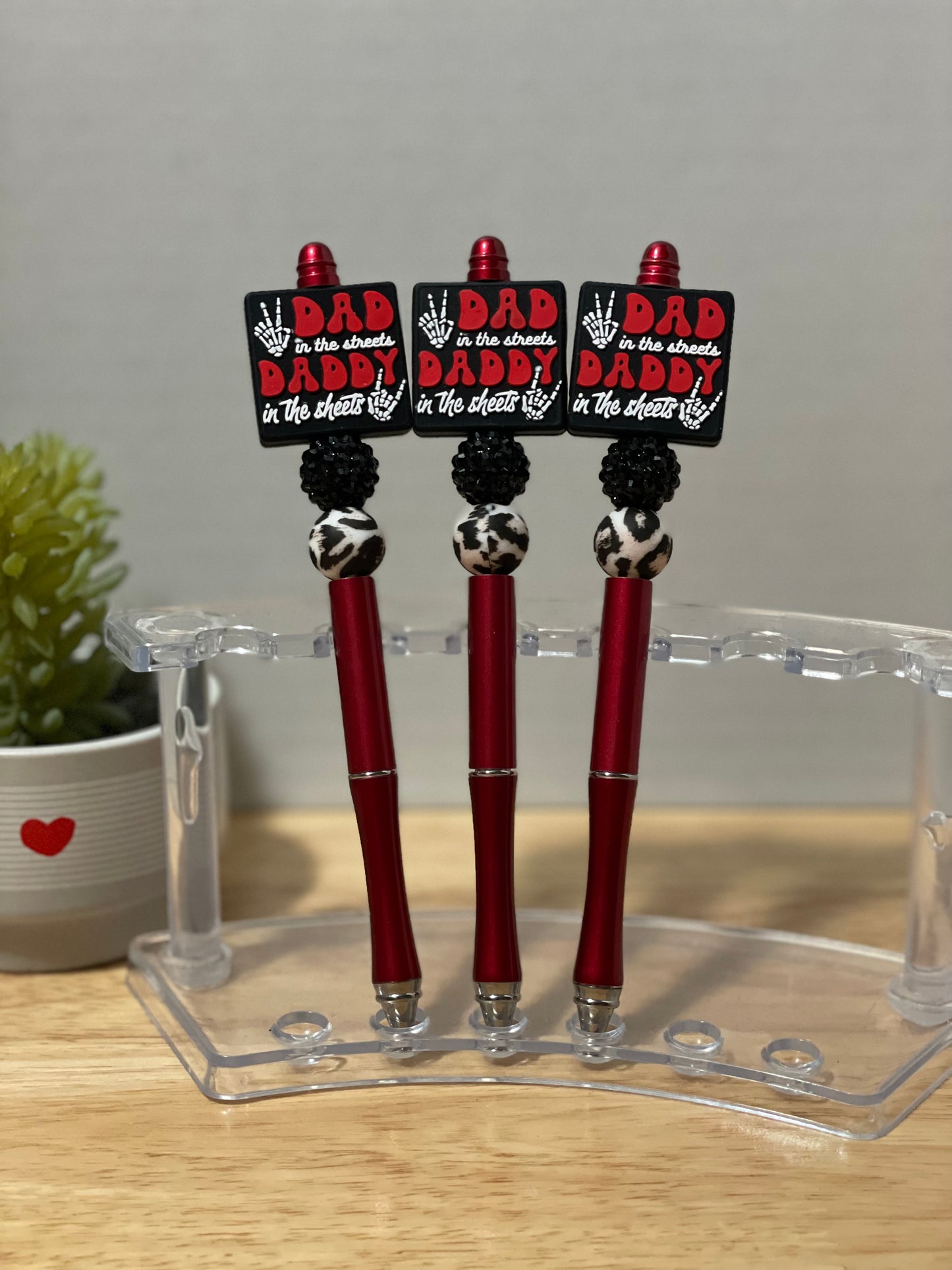 Beaded Metal Pen