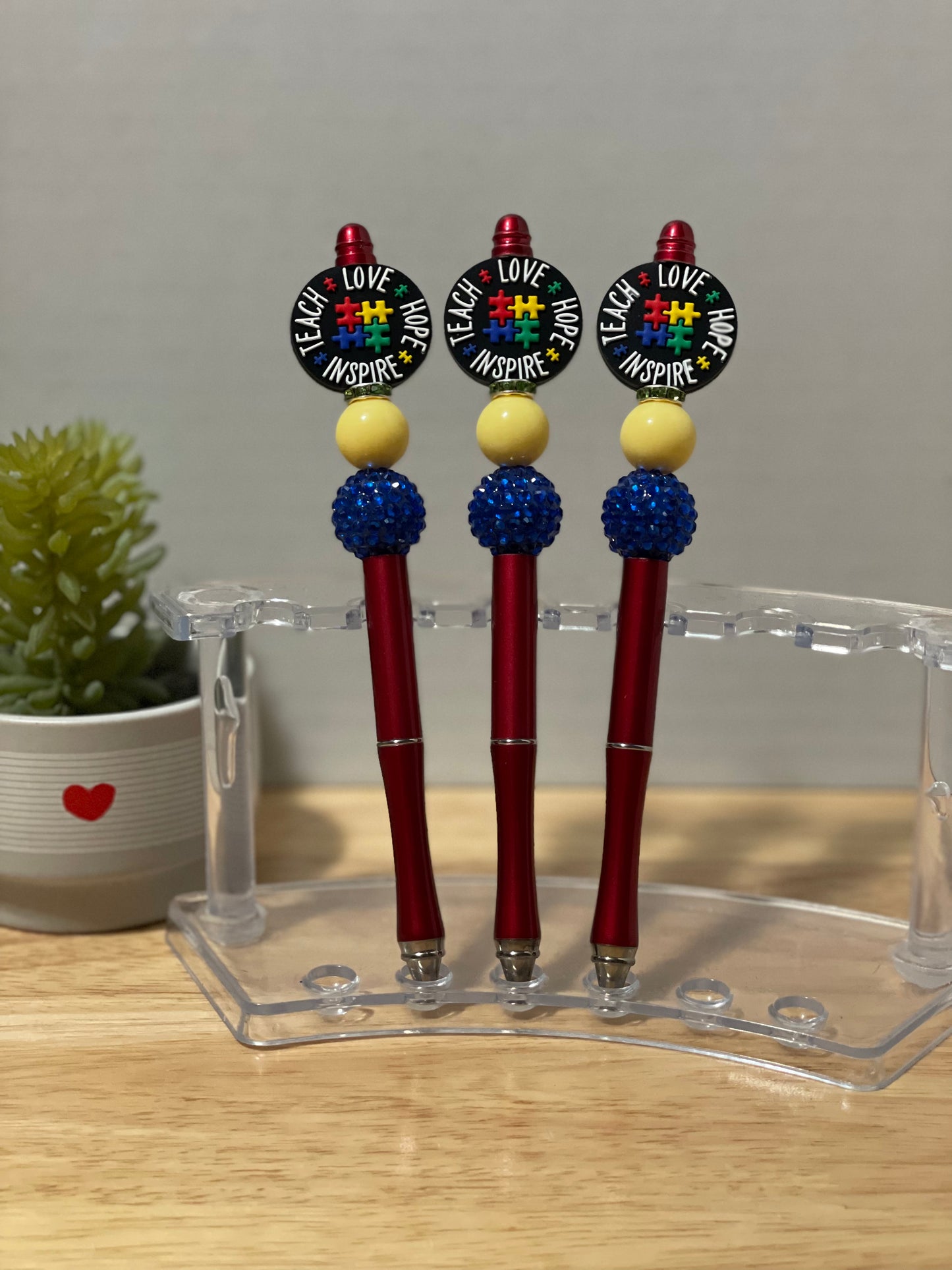 Beaded Metal Pen