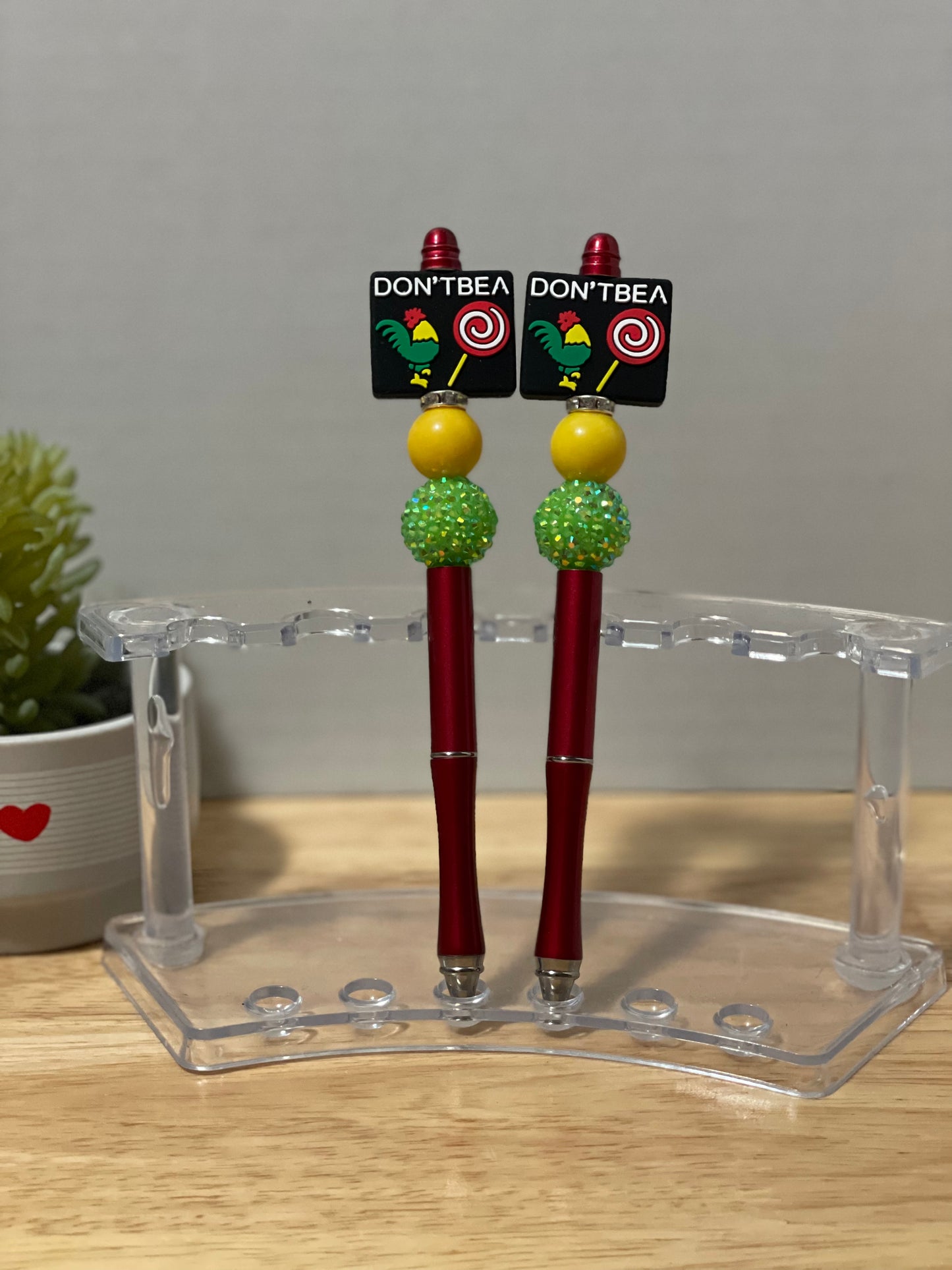 Beaded Metal Pen