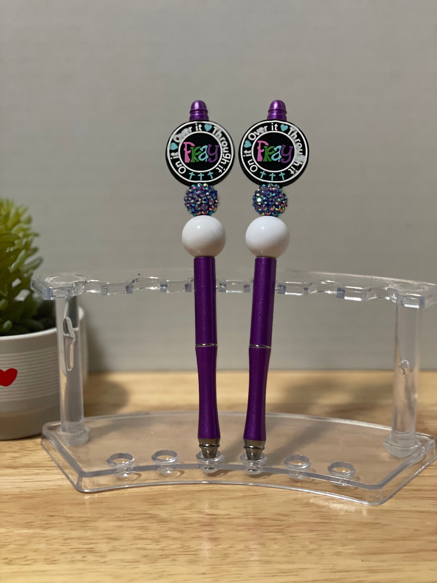 Beaded Metal Pen