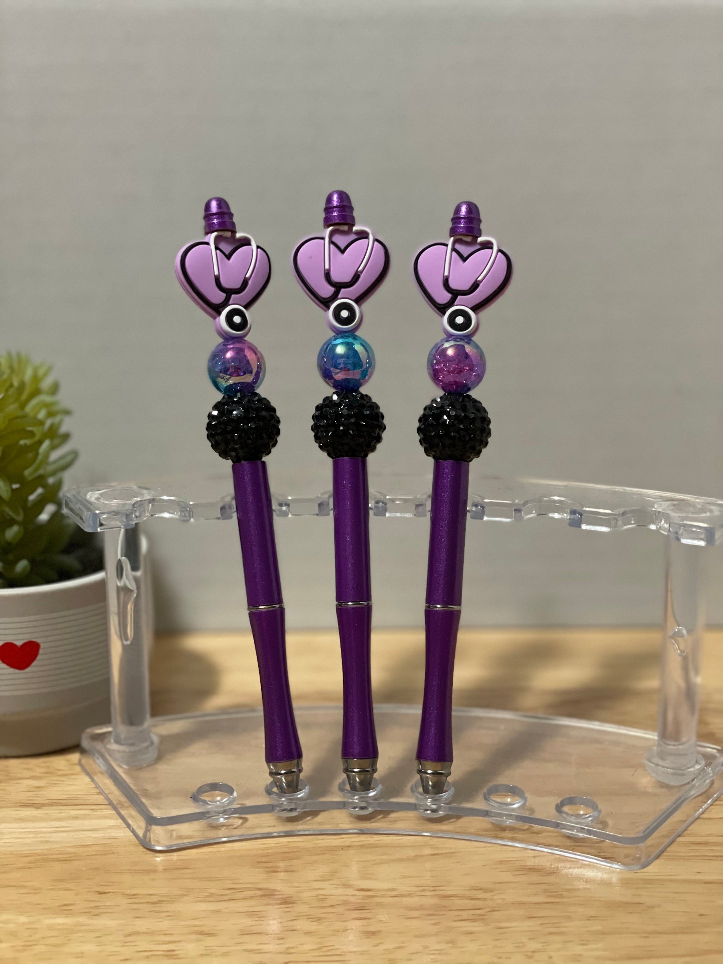 Beaded Metal Pen