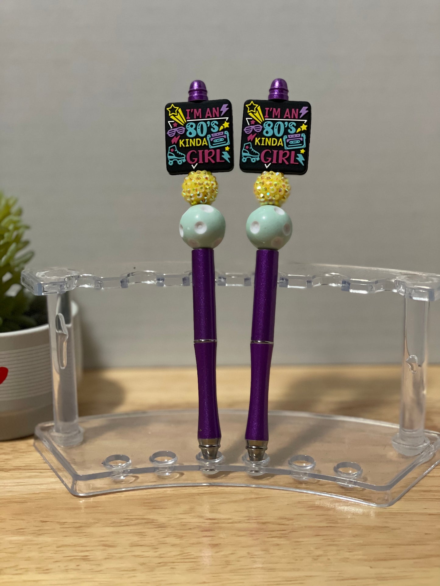 Beaded Metal Pen
