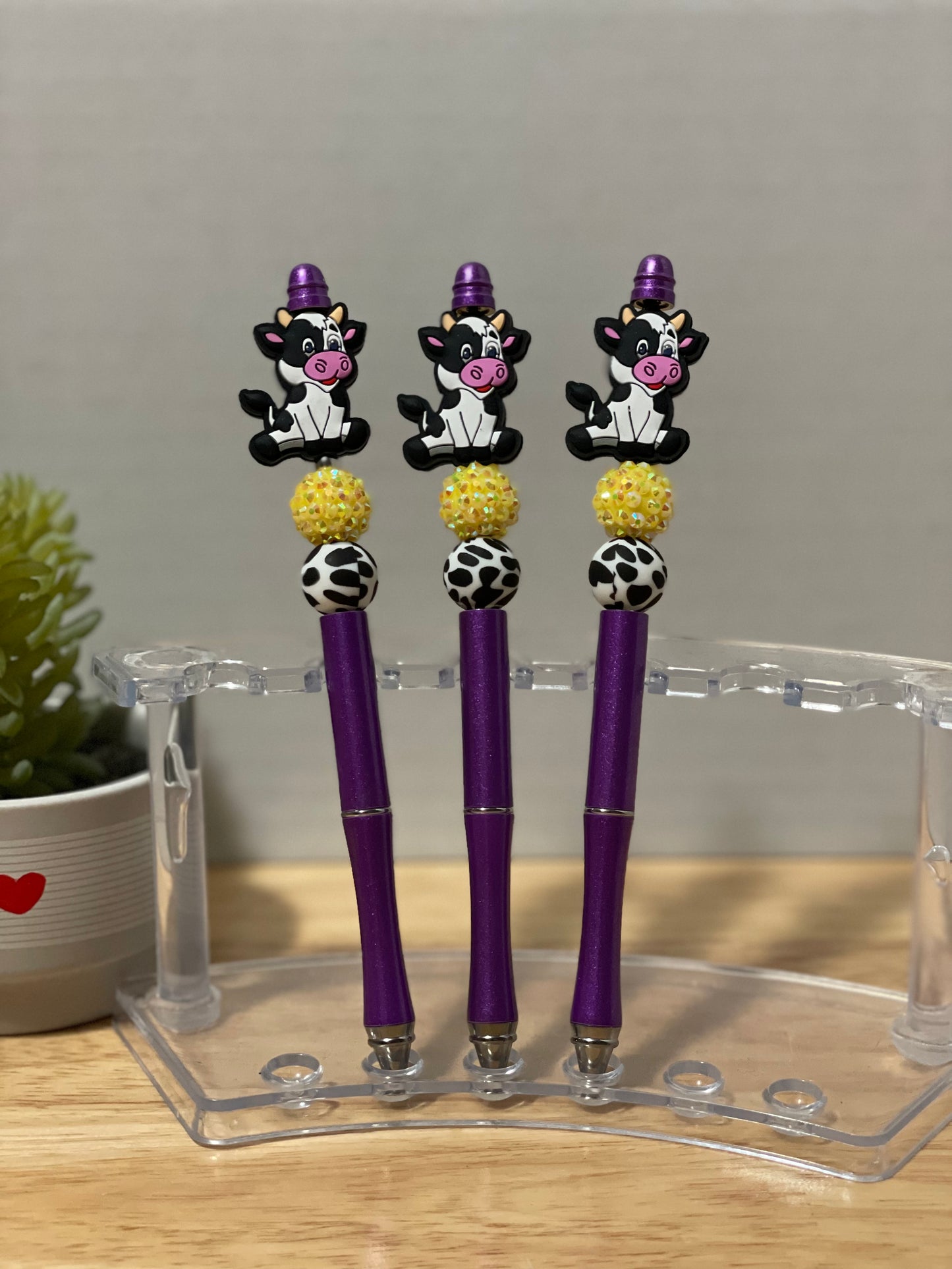 Beaded Metal Pen