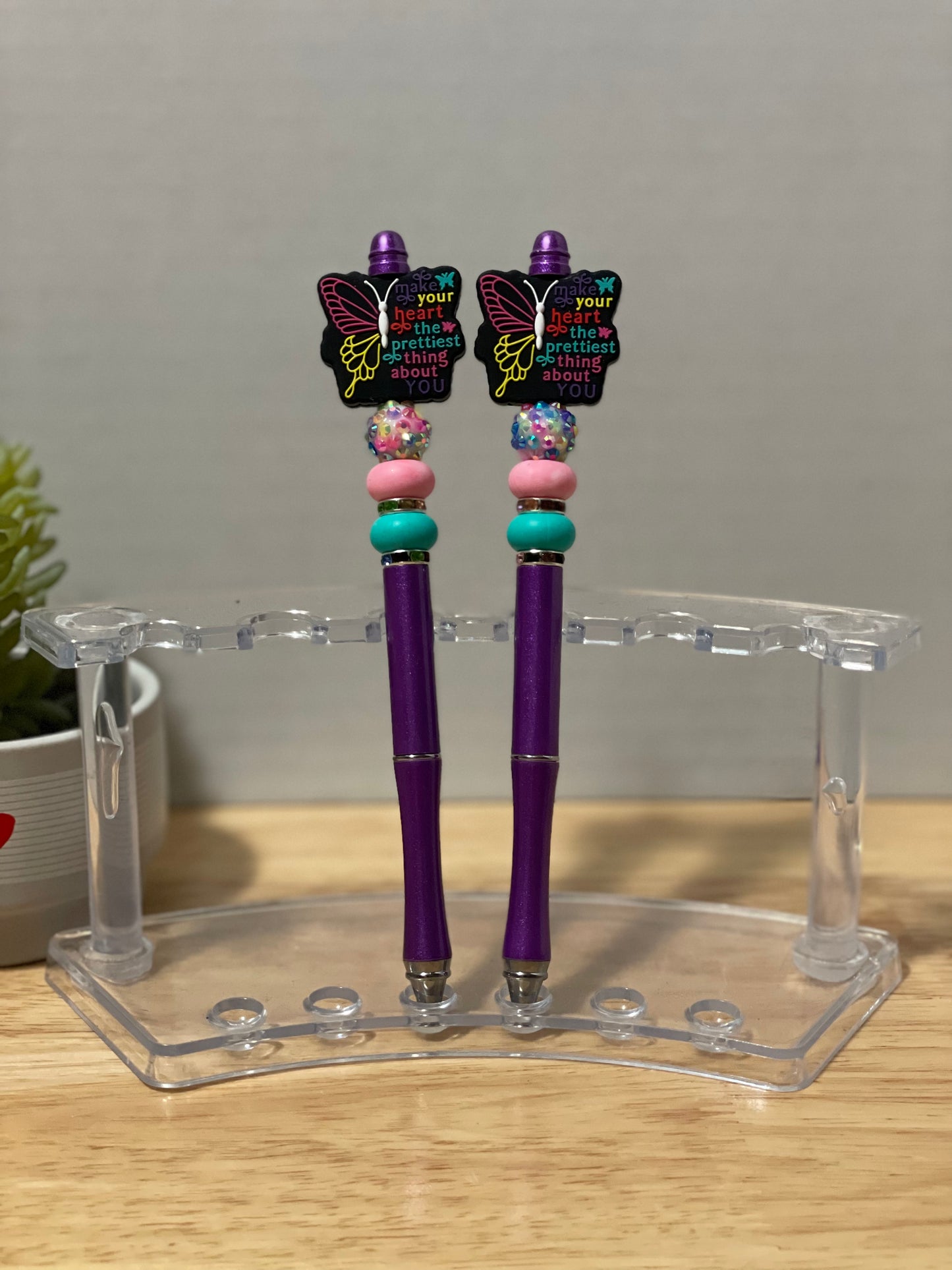 Beaded Metal Pen
