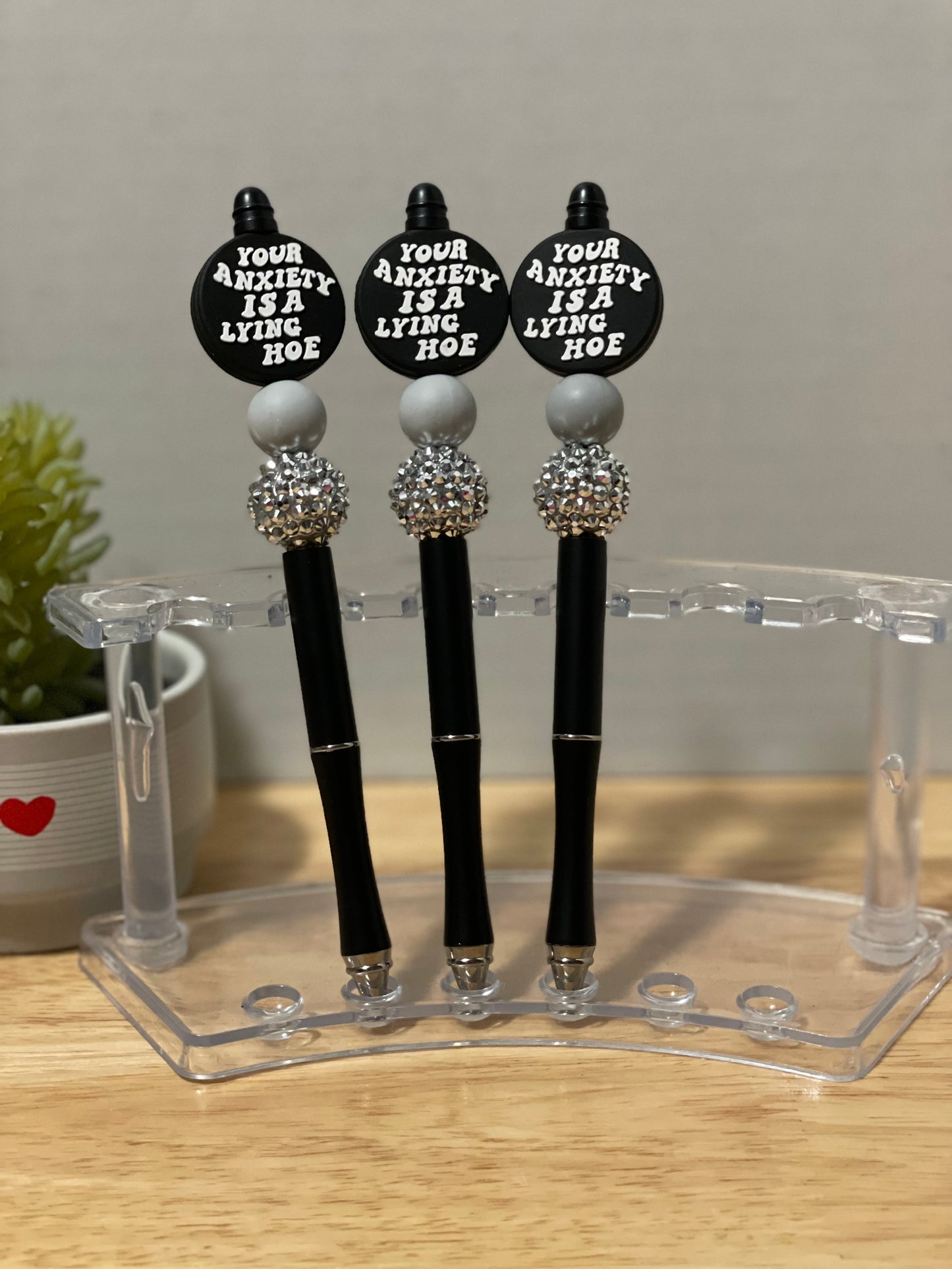 Beaded Metal Pen