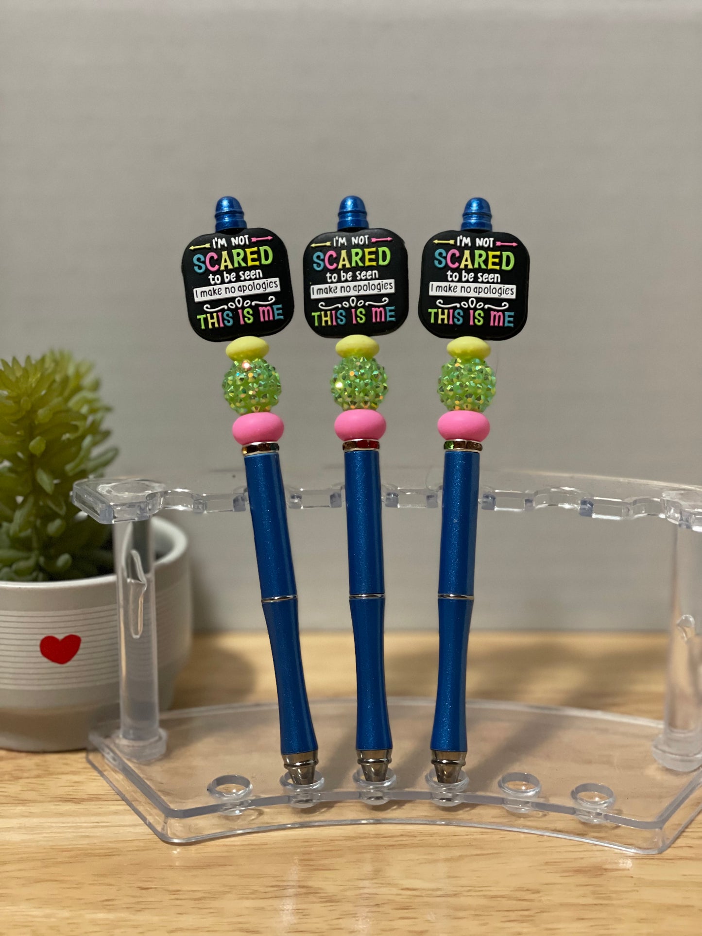 Beaded Metal Pen
