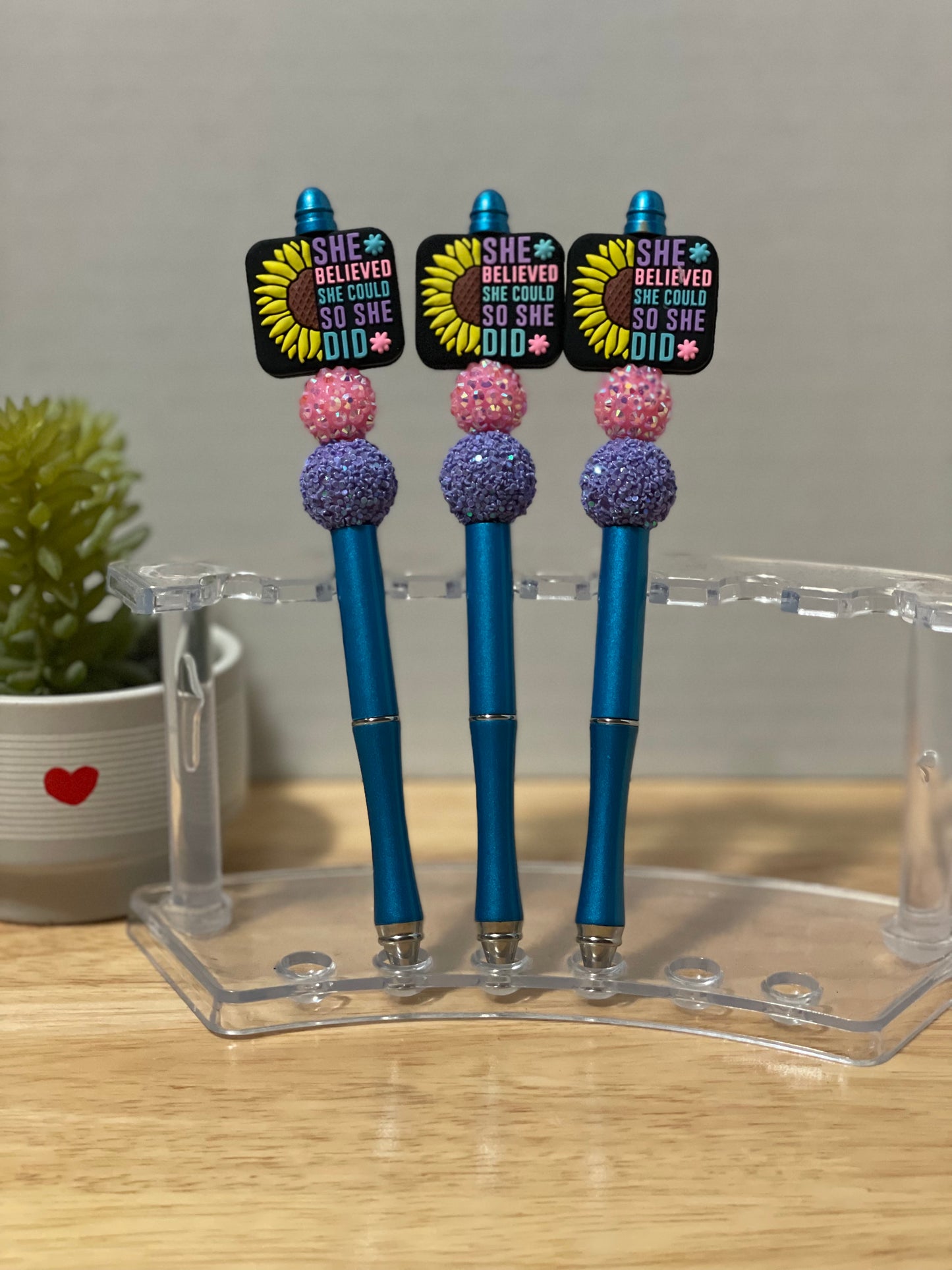 Beaded Metal Pen