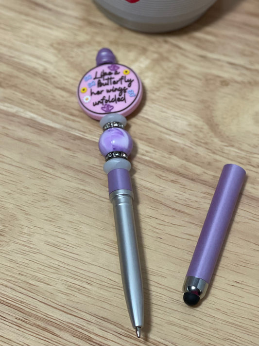 Beaded stylus pen