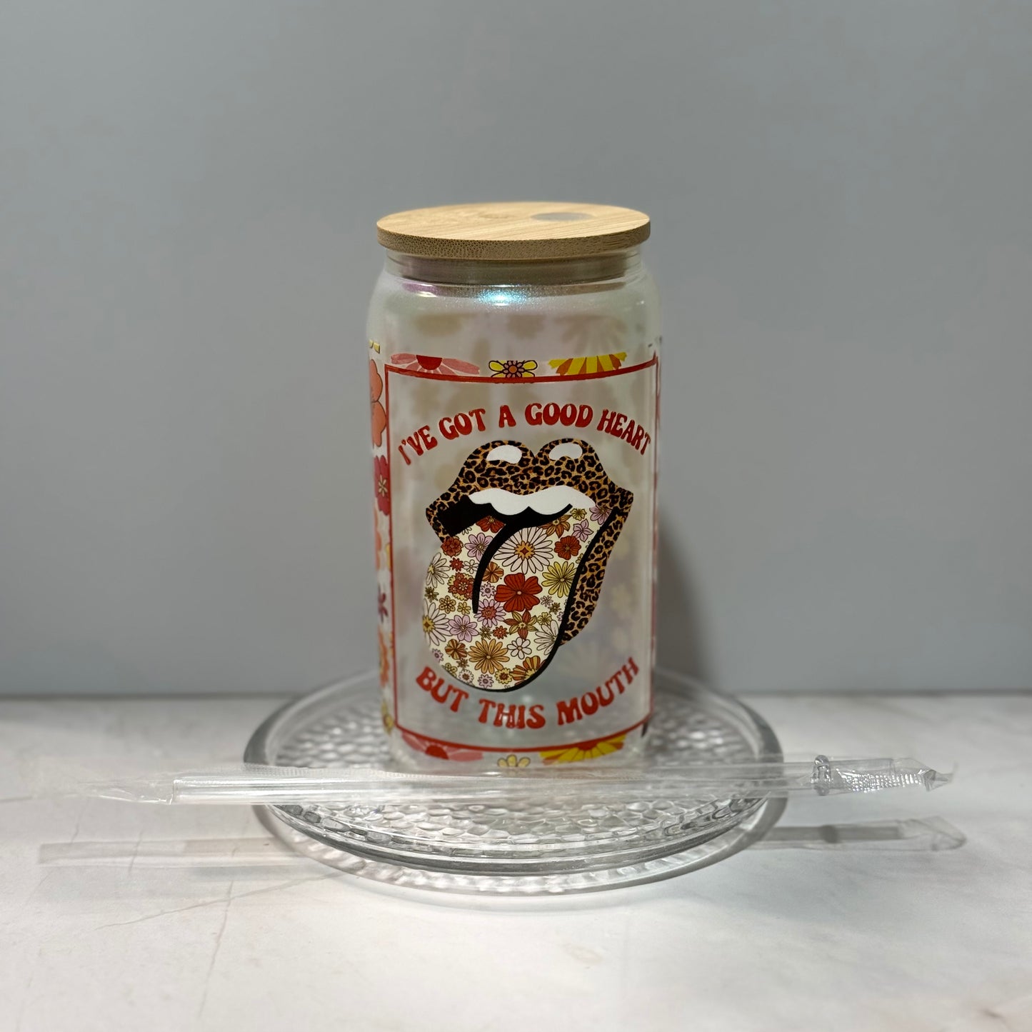 Pre Made 16oz Glass Can