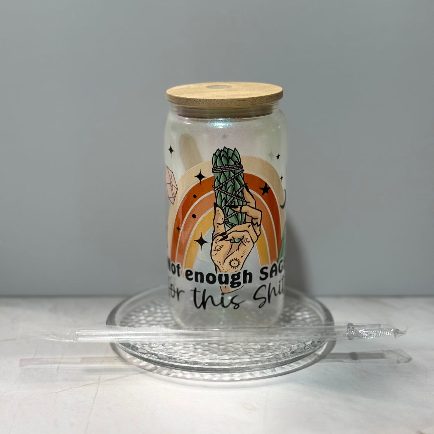 Pre Made 16oz Glass Can