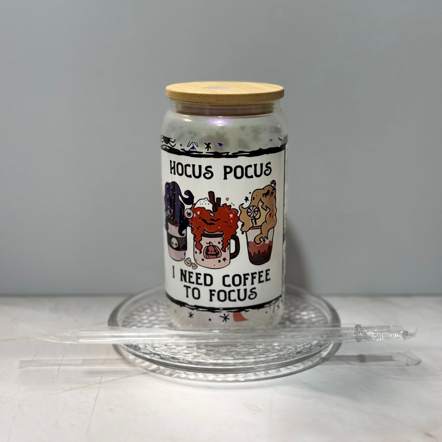 Pre Made 16oz Glass Can