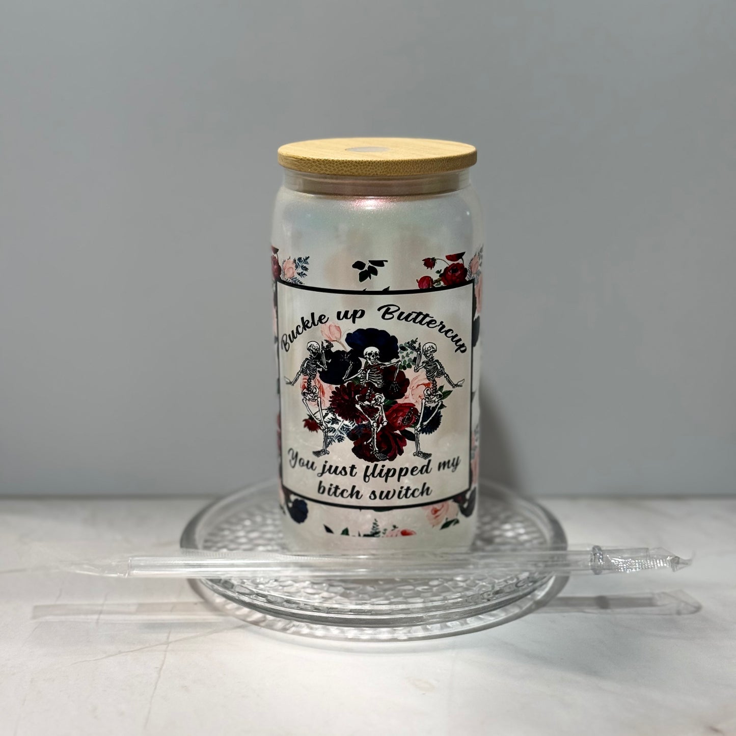 Pre Made 16oz Glass Can