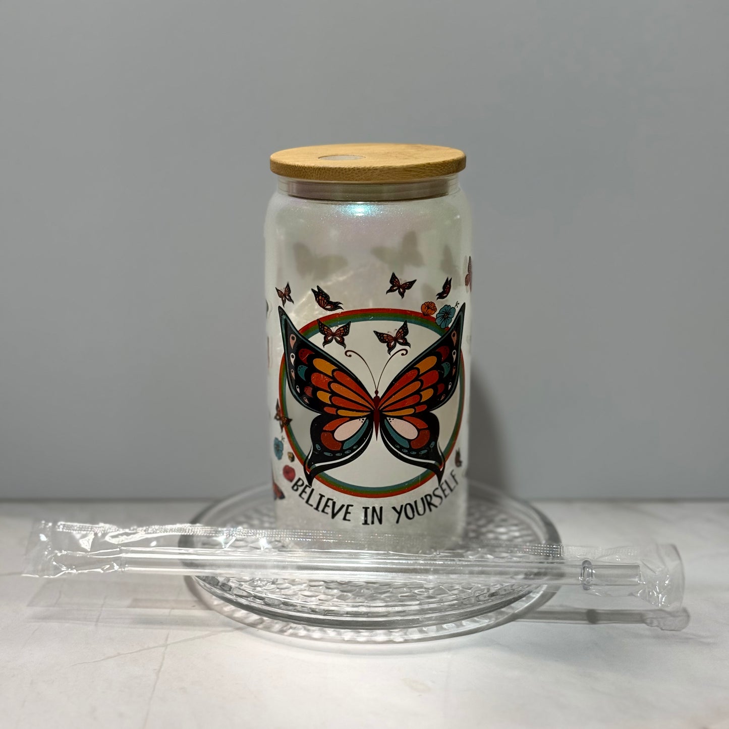 Pre Made 16oz Glass Can