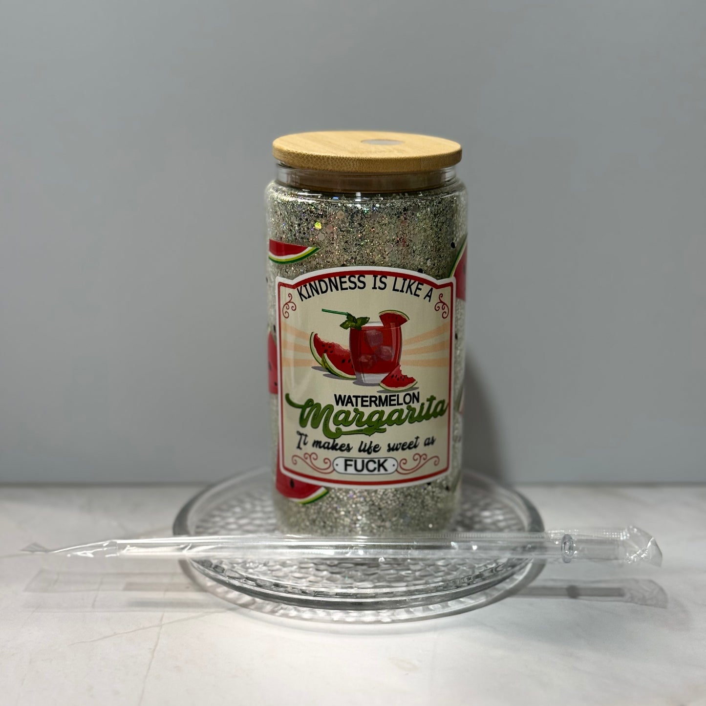 Pre Made 16oz Glass Can