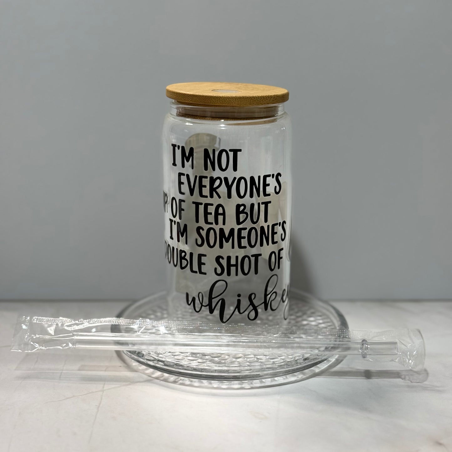 Pre Made 16oz Glass Can