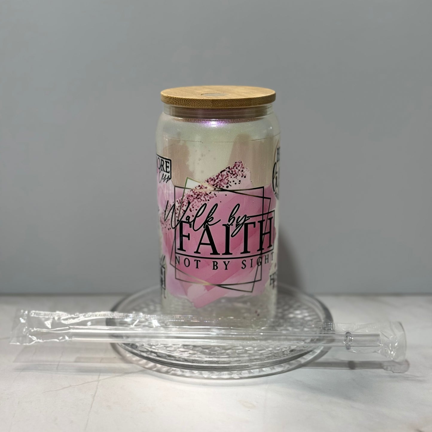 Pre Made 16oz Glass Can