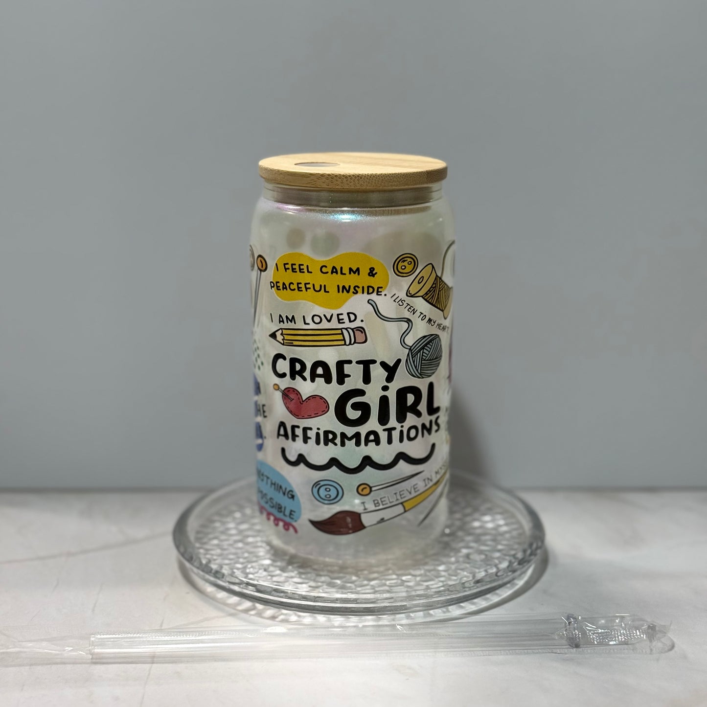 Pre Made 16oz Glass Can
