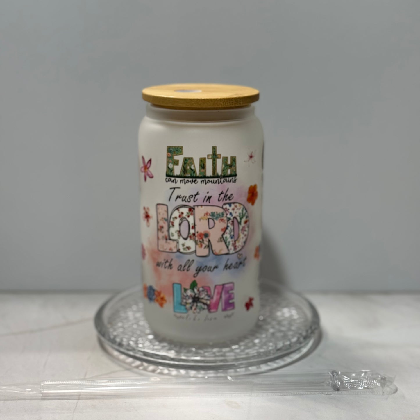 Pre Made 16oz Glass Can