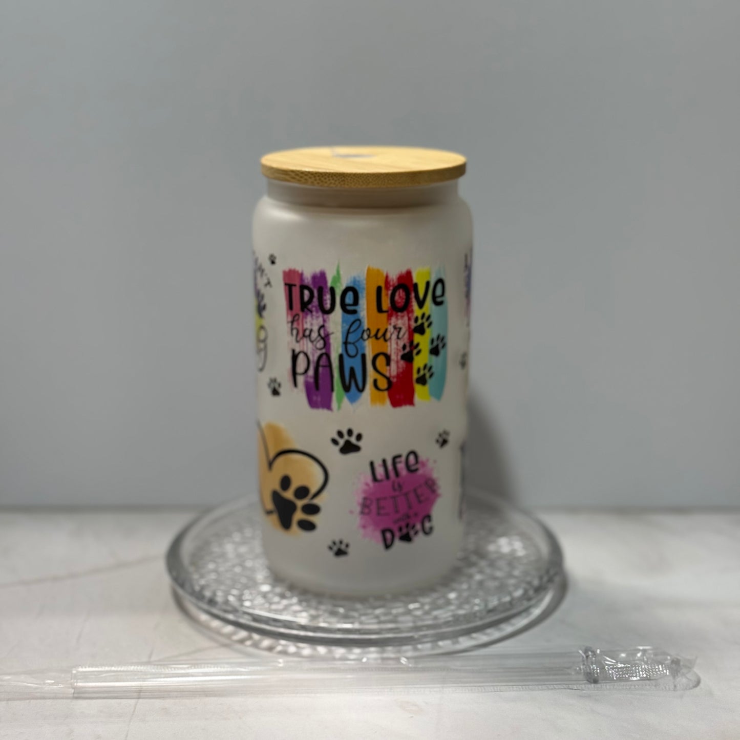 Pre Made 16oz Glass Can