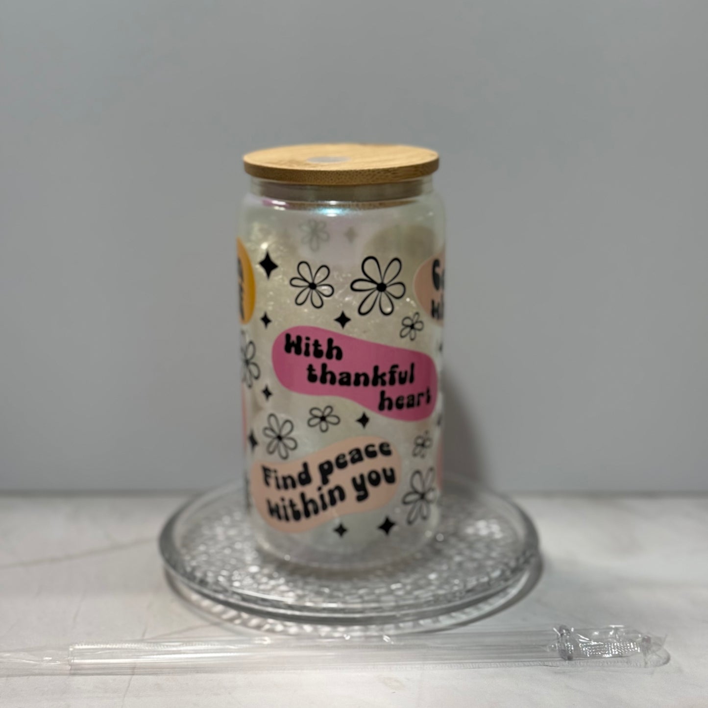 Pre Made 16oz Glass Can