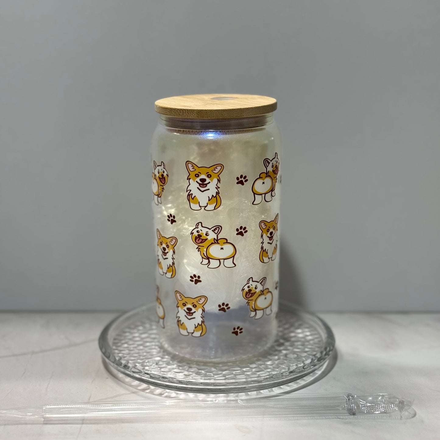 Pre Made 16oz Glass Can